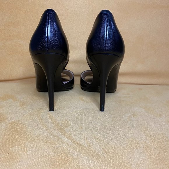 NWT Black Nine West Peep Toe Pumps - Picture 4 of 4